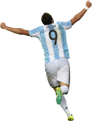 Gonzalo Higuain football render