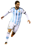 Gonzalo Higuain football render