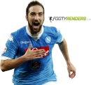 Gonzalo Higuain football render