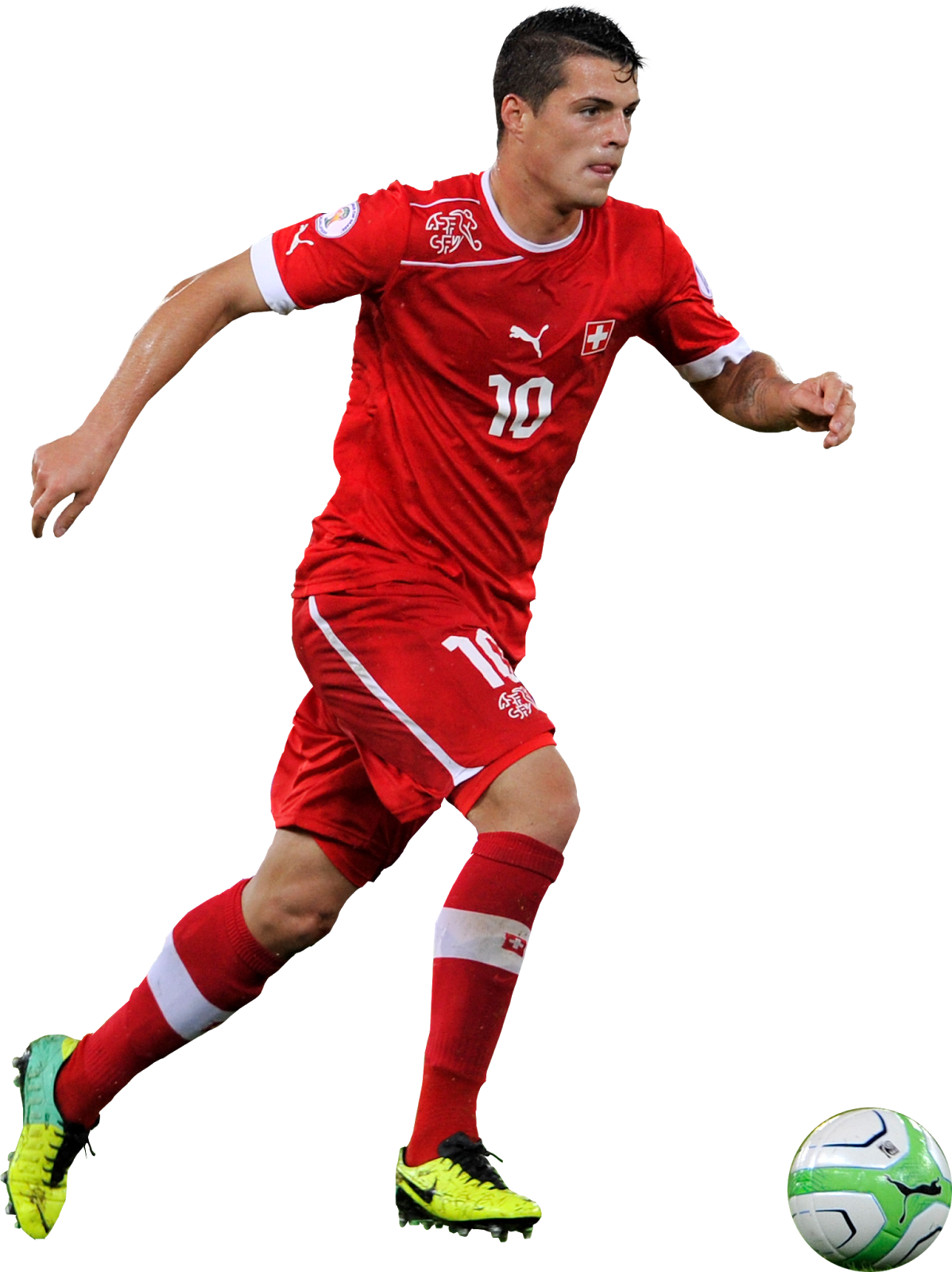 Granit Xhaka  football render 3794 FootyRenders