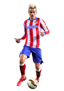 Antoine Griezmann football render