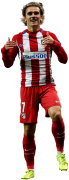 Antoine Griezmann football render