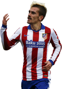 Antoine Griezmann football render