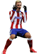 Antoine Griezmann football render