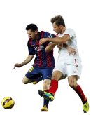 Grzegorz Krychowiak & Lionel Messi football render