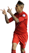 Paolo Guerrero football render