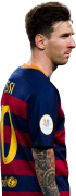 Lionel Messi football render