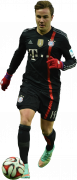 Mario Götze football render