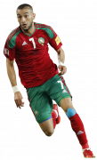 Hakim Ziyech football render