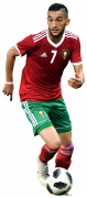 Hakim Ziyech football render