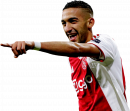 Hakim Ziyech football render