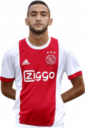 Hakim Ziyech football render