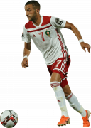 Hakim Ziyech football render