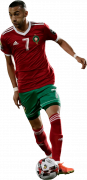 Hakim Ziyech football render