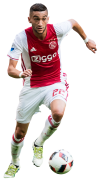 Hakim Ziyech football render