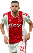 Hakim Ziyech football render