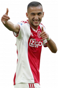 Hakim Ziyech football render