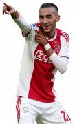 Hakim Ziyech football render