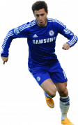 Eden Hazard football render