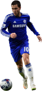 Eden Hazard football render