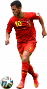 Eden Hazard football render