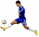 Eden Hazard football render