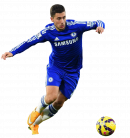 Eden Hazard football render