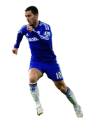 Eden Hazard football render