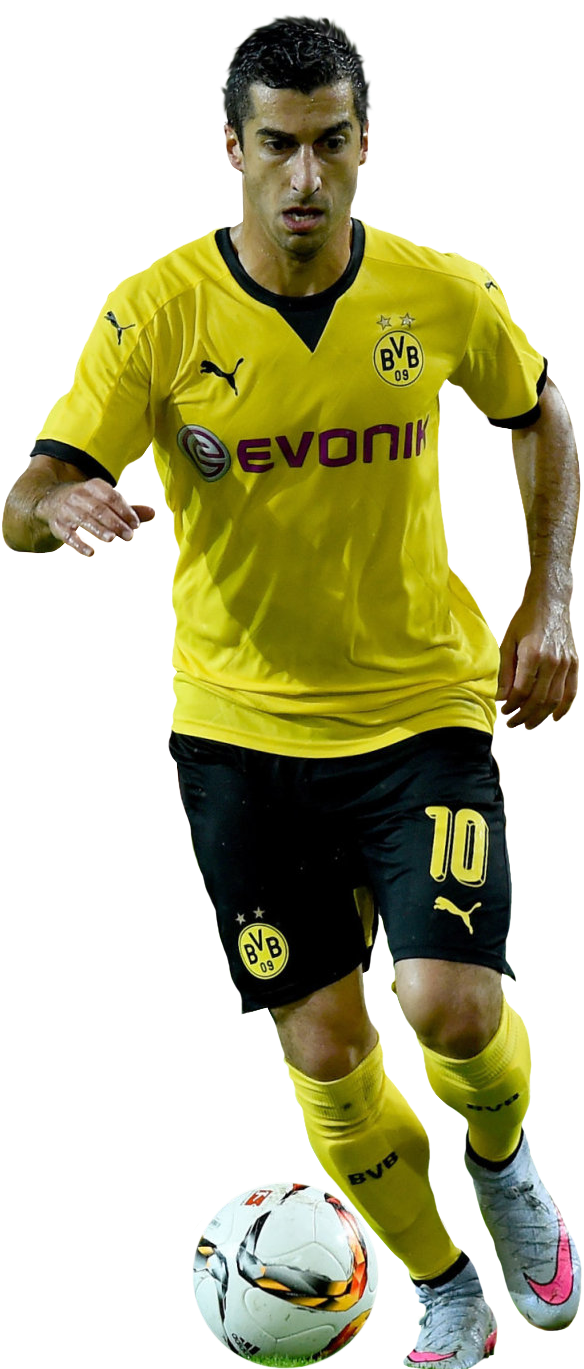 Henrikh Mkhitaryan football render - FootyRenders