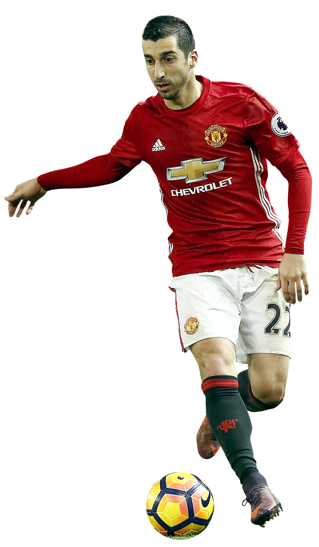 Henrikh Mkhitaryan football render - FootyRenders