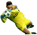 Hugo Lloris football render