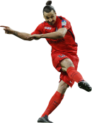 Zlatan Ibrahimovic football render