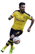 Ilkay Gundogan football render