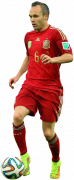 Andres Iniesta football render