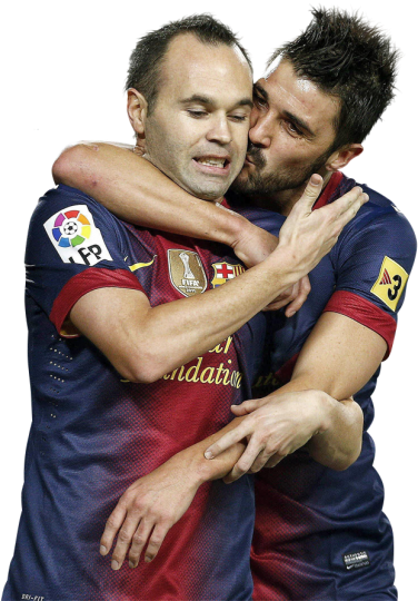 Andres Iniesta & David Villa