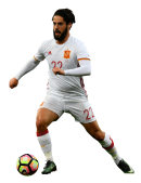 Isco football render