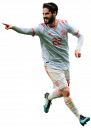 Isco football render