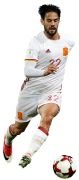 Isco football render