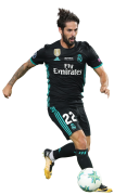 Isco football render