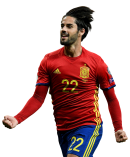 Isco football render