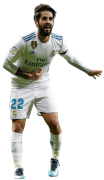 Isco football render