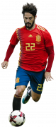 Isco football render