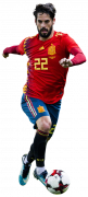 Isco football render