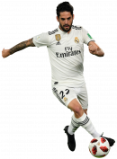 Isco football render