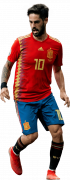 Isco football render