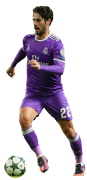 Isco football render