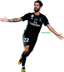 Isco football render