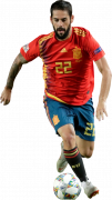 Isco football render