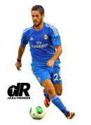 Isco football render