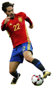 Isco football render